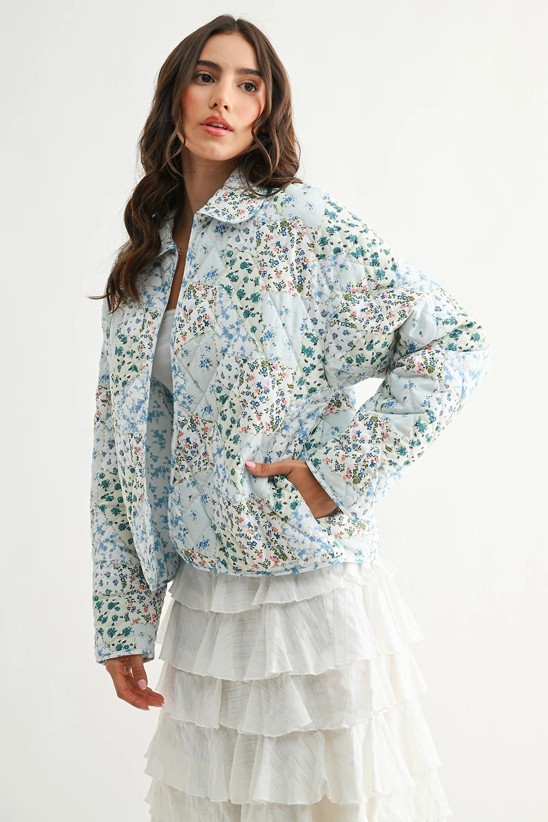 Blossom Breeze Quilted Jacket