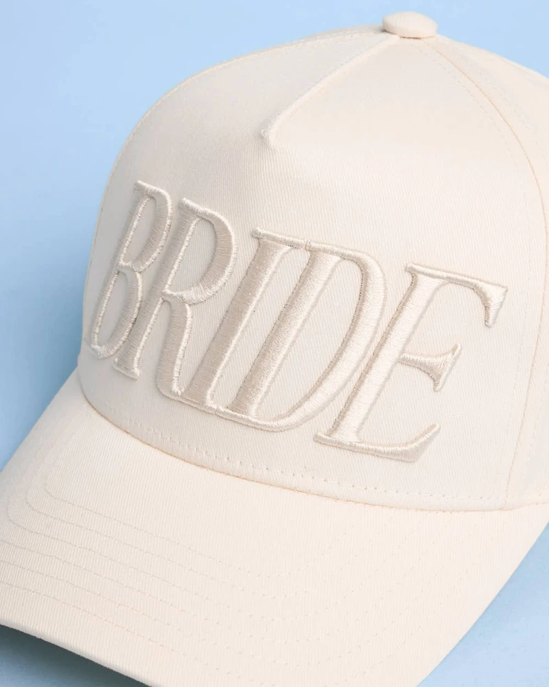 All White Bride Trucker Hat