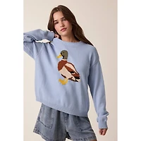 Light Blue Duck Sweater