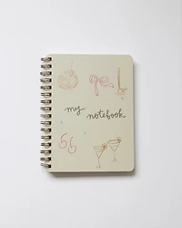 Disco Bow Spiral Notebook