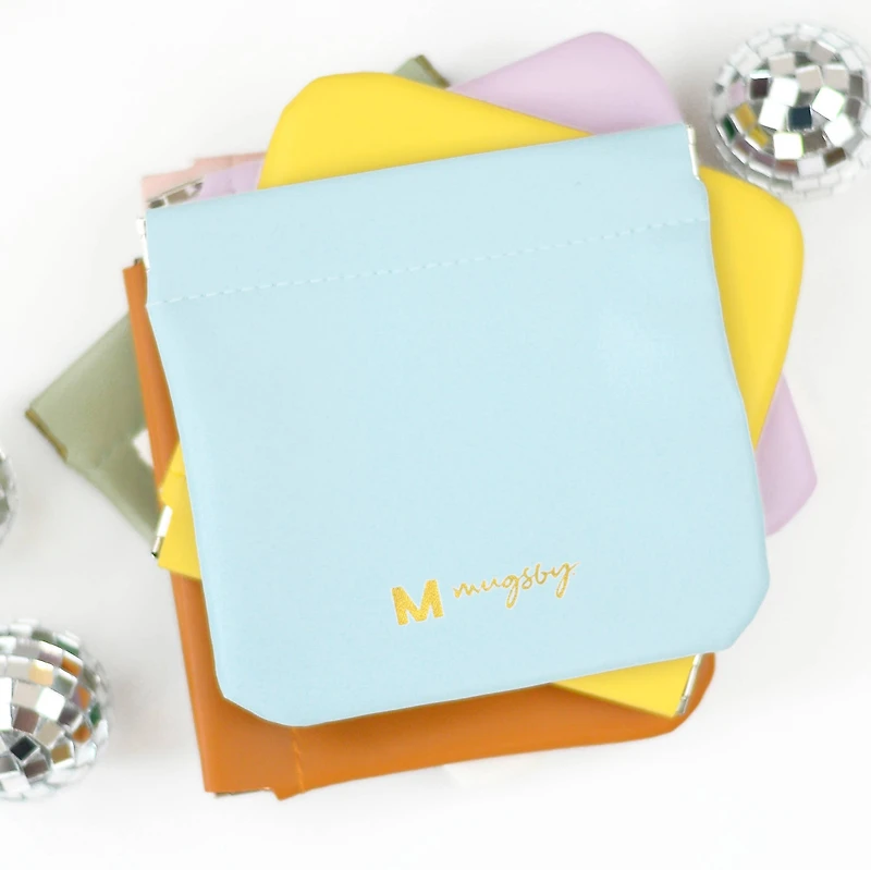 Pink Squeeze Coin Purse Wallet