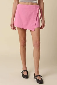 Pink Wrap Skort