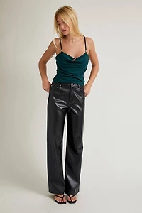 Green Layered Bra Tank Top