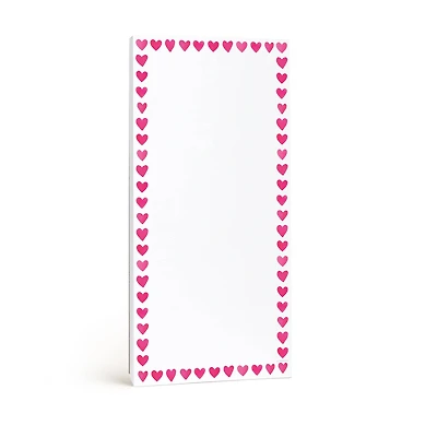 Mini Hearts Frame Market Notepad