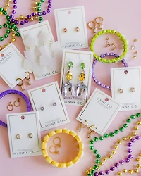 Screwback Stud Earrings - Kay Clear