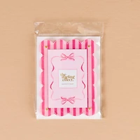Mini Acrylic Picture Frame Magnet-Sweetheart Stripes