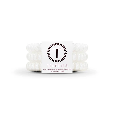 Spiral Hair Coils | Small | Coconut White Hair Ties