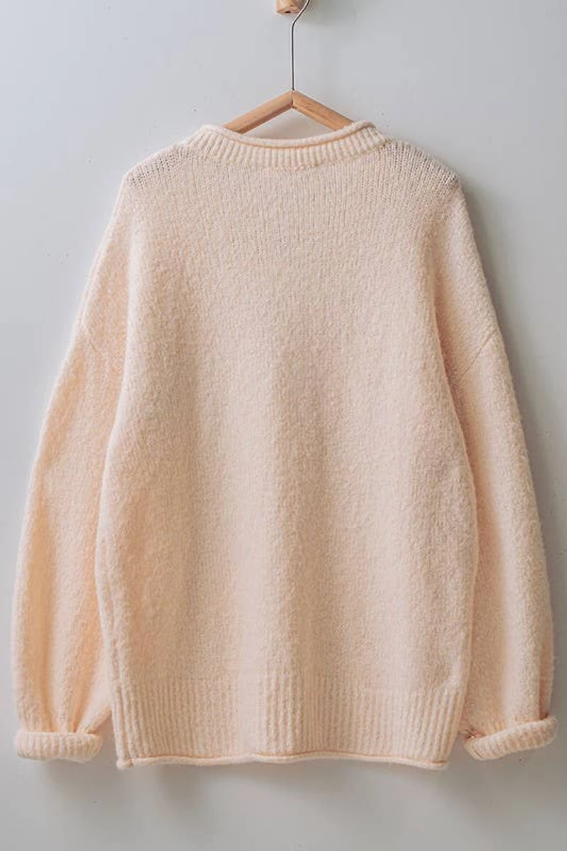 Bow Charm Knit Sweater
