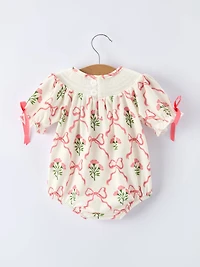 Spring Floral Baby Girls Romper