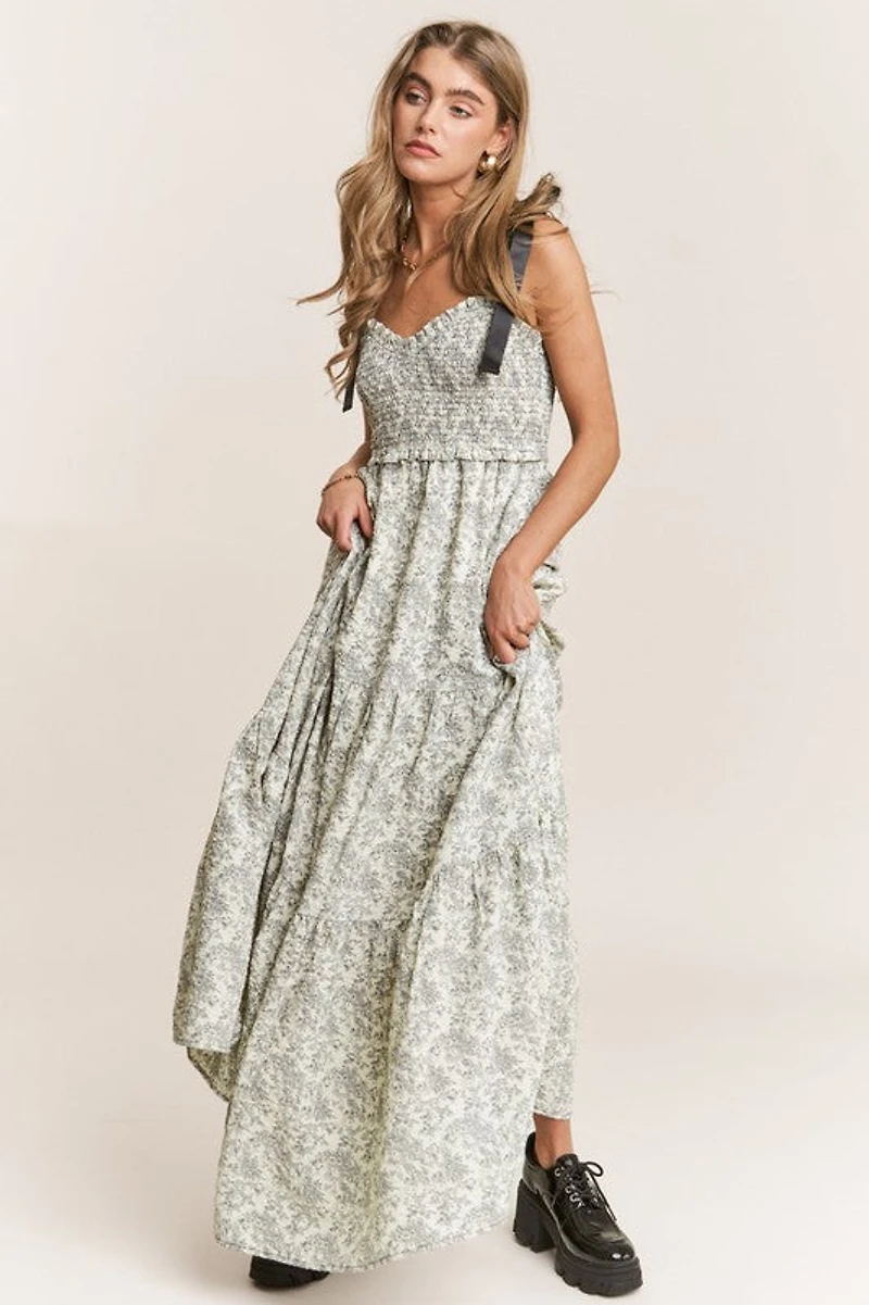 Shoulder Strap Maxi Dress