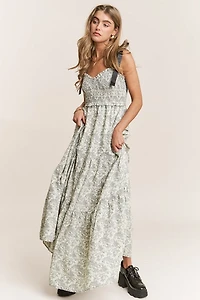 Shoulder Strap Maxi Dress