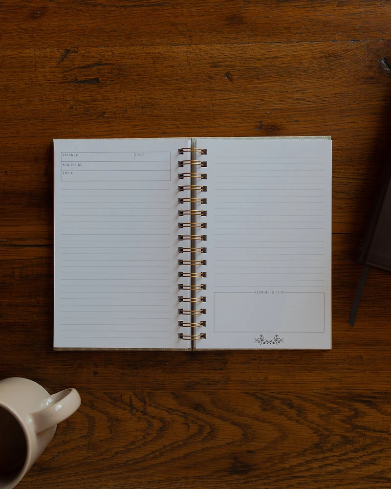 Pale Stripes Sermon Notes Journal