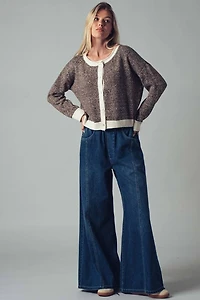 Soft Knit Button-front Sweater Cardigan For Women