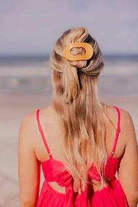 Round Flat Hair Clip | Med. | Mango for it!