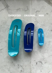 Hot Pink Oversized Flat Claw Clip