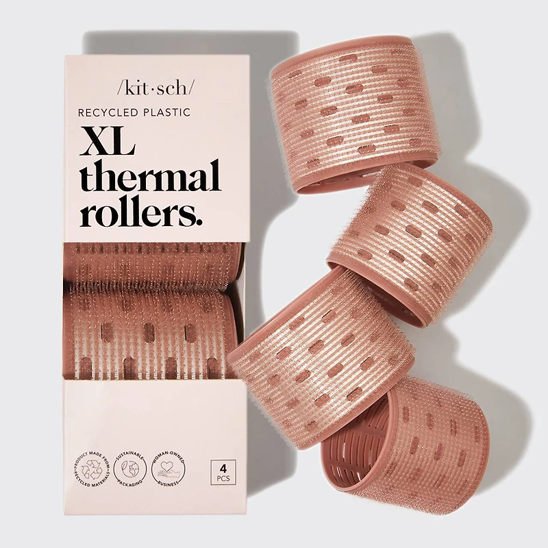 Terracotta XL Thermal Rollers 4pc Set