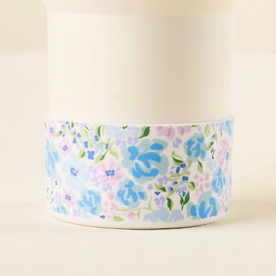 Blue Floral Tumbler Boot