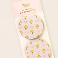 On the Road Car Coaster Set-Marigold Lane Pink