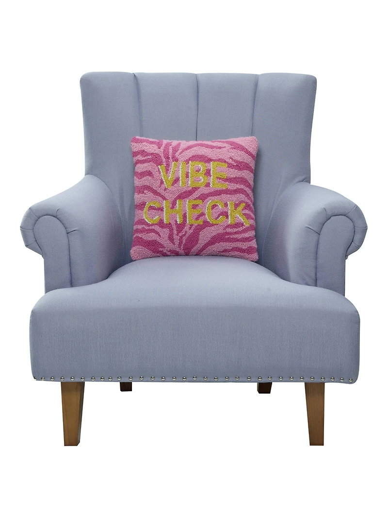 Vibe Check Hook Pillow
