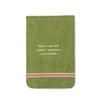Don't Lose This Moment Fabric Notebook