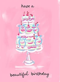 BEAUTIFUL BIRTHDAY -Note Card 