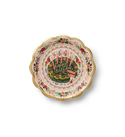 Floral Cake Small Plates