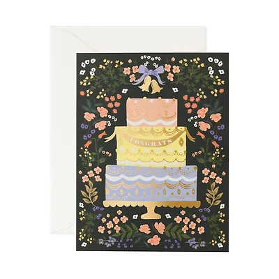 Woodland Wedding Cake Card
