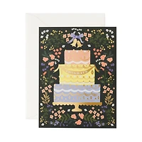 Woodland Wedding Cake Card