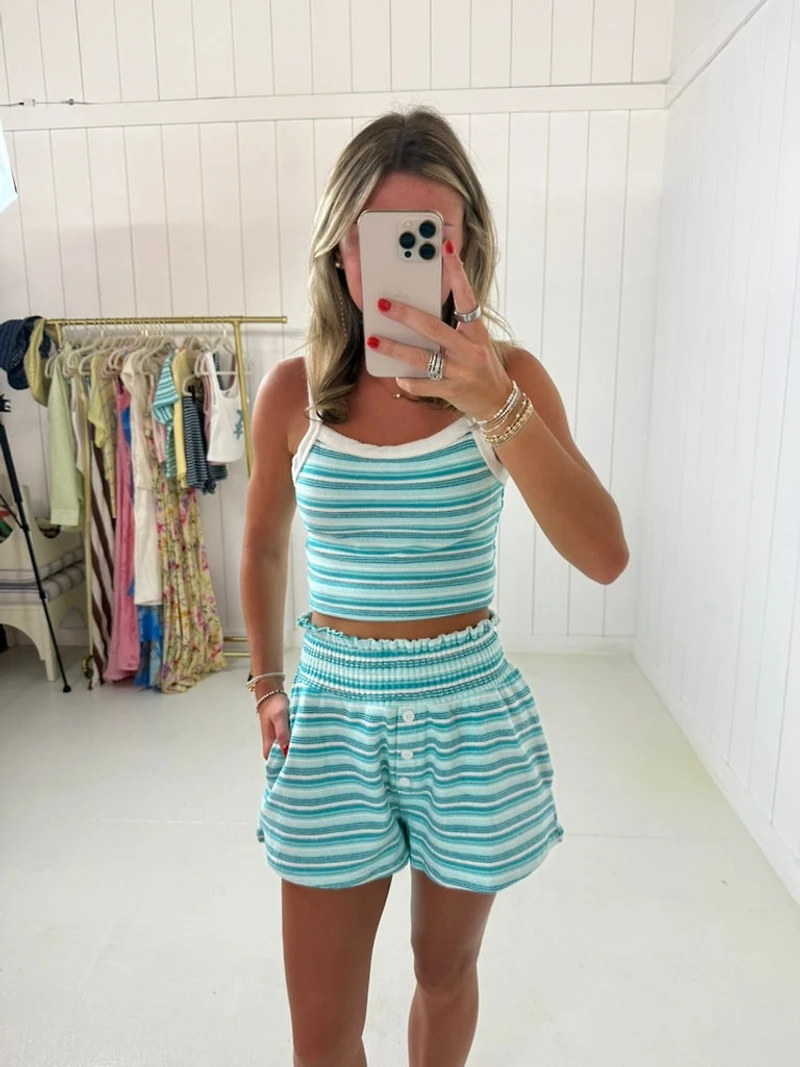Blue Striped Tank