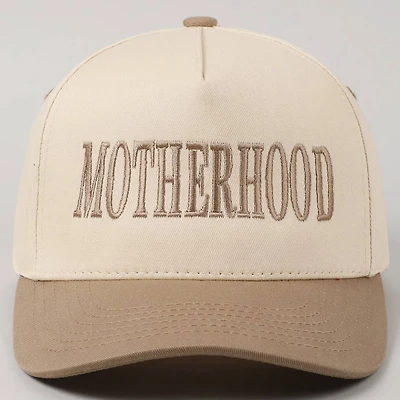 Motherhood Trucker Hat/ Beige