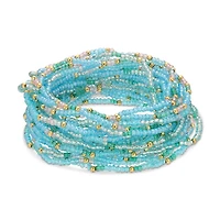 Assorted 2mm Stretch Seed Bead Bracelets