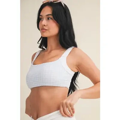 Gingham Sports Bra