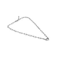 Stainless Steel Paperclip Carabiner Charm Holder Necklace