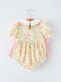 Easter Bunny Baby Girl Romper