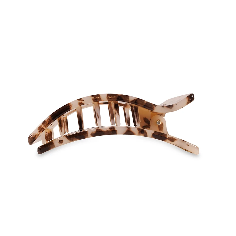 Flat Rectangle Hair Clip | Medium | Blonde Tortoise