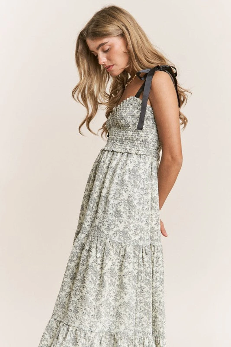 Shoulder Strap Maxi Dress