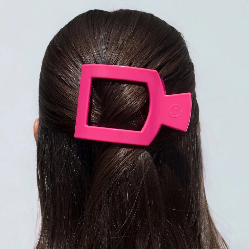 Flat Square Hair Clip | Medium | Tropical Punch