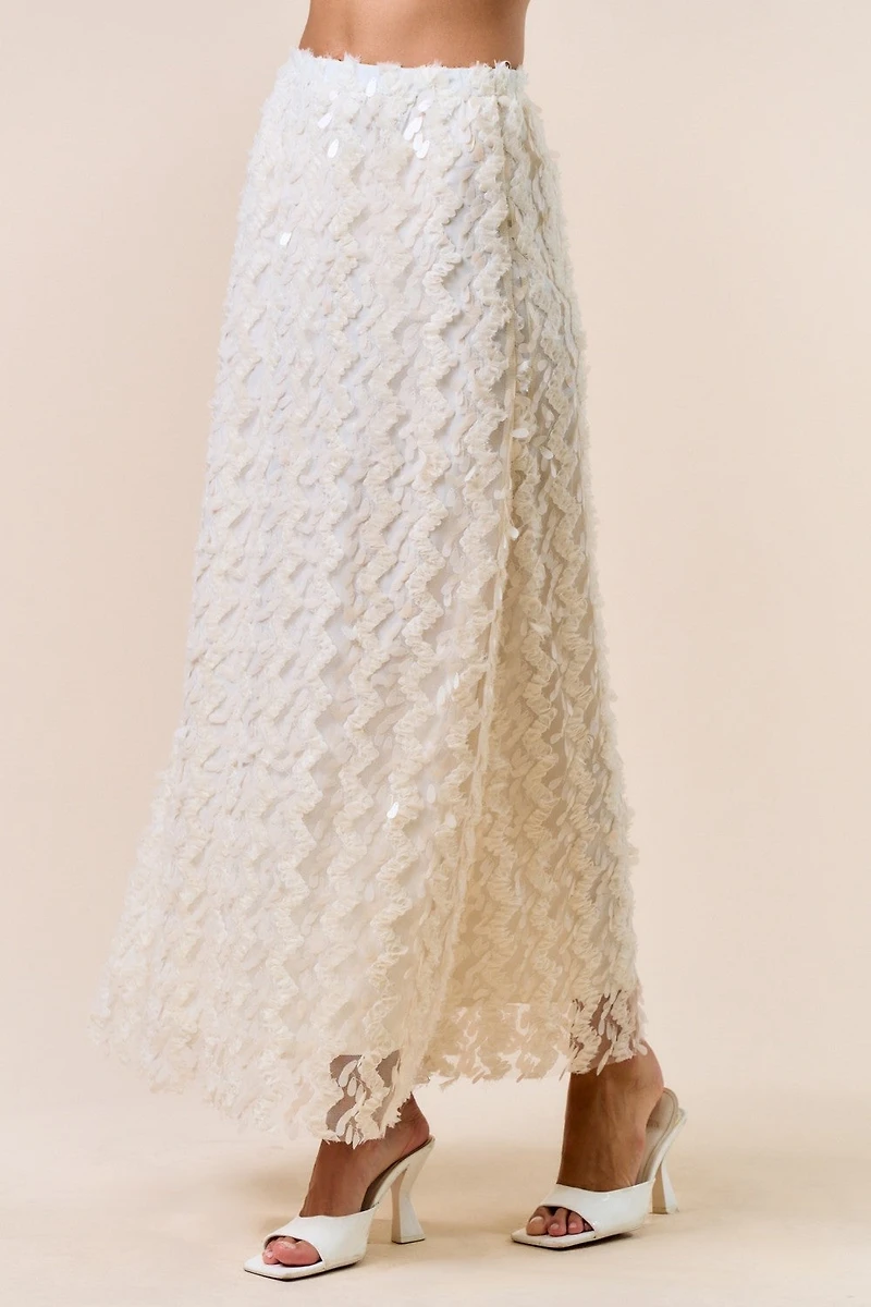 Sequin Maxi Skirt