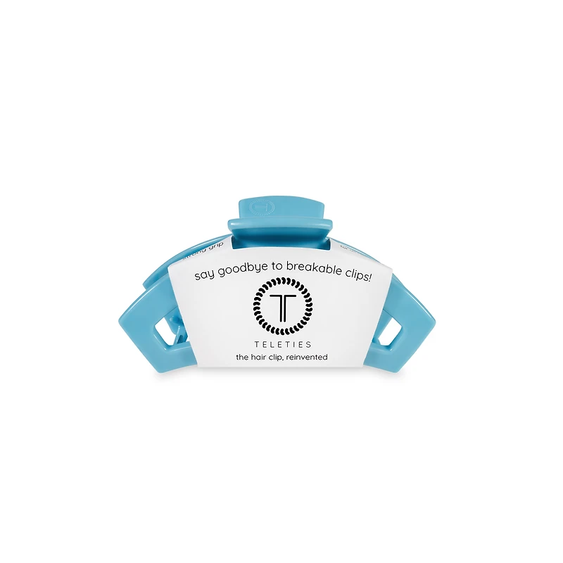 Tiny Open Hair Clip  | Summer Sky