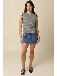 Kate Striped Fitted Top