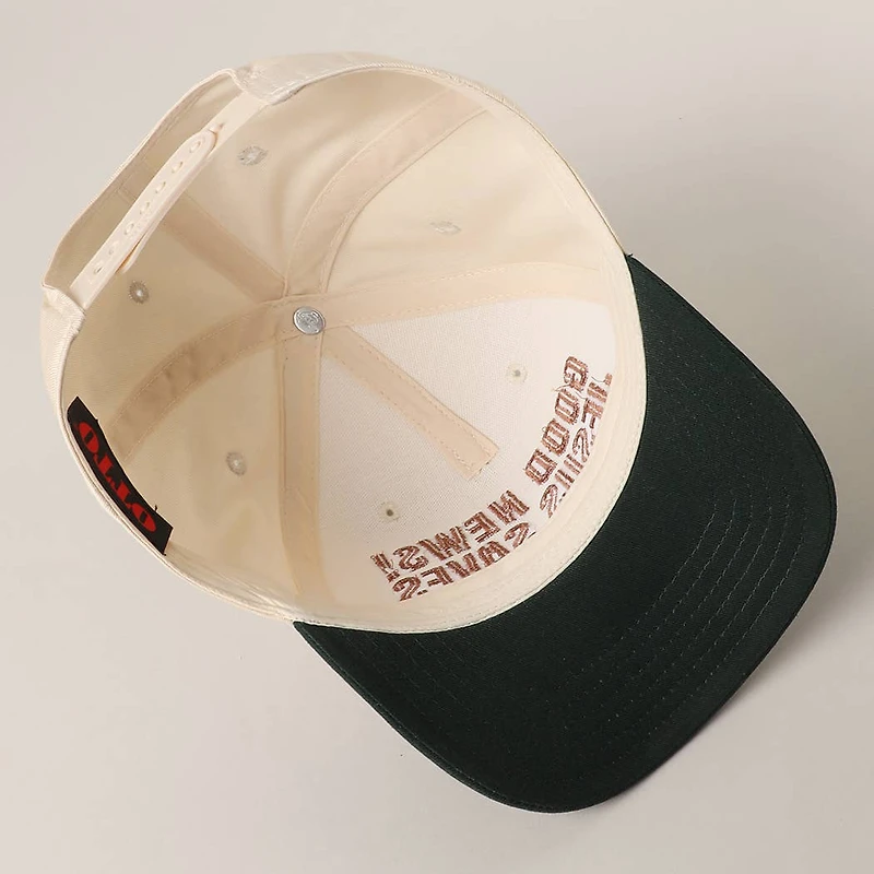 Good News Jesus Saves Trucker Hat/ Green & Brown