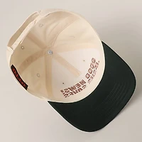 Good News Jesus Saves Trucker Hat/ Green & Brown