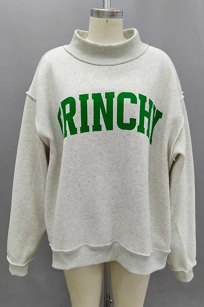 'GRINCHY & MERRY' Reversible Sweatshirt