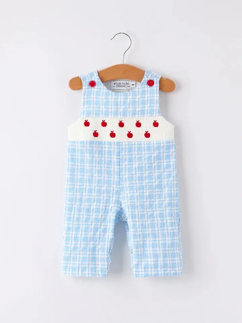 Back-To-School Embroidery Toddler Boys' Romper