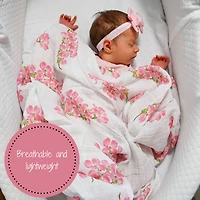 Dogwoods In Bloom Baby Swaddle Blanket