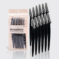 Recycled Plastic Dermaplaners 12pc Set - Black