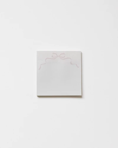 Pink Bow Sticky Notes