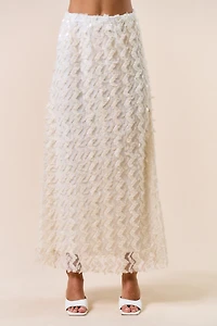 Sequin Maxi Skirt