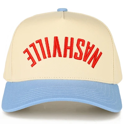 Blue & Red Nashville Trucker Hat