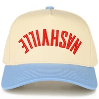 Blue & Red Nashville Trucker Hat